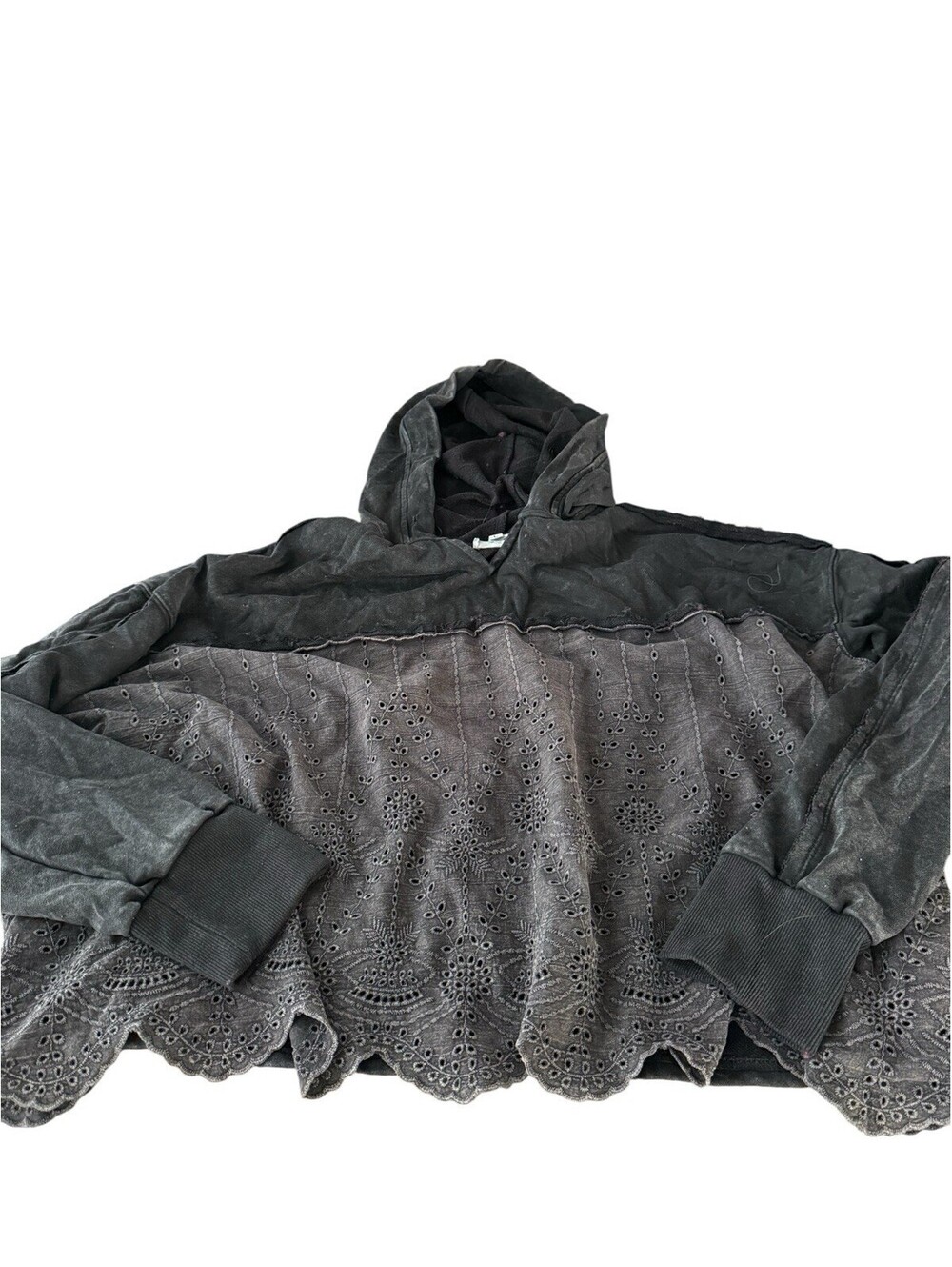 Heyson Oversized Long Sleeve Sweatshirt Hoodie Size L Boho